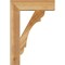 Ekena Millwork Olympic Block Rough Sawn Bracket, Western Red Cedar, 4"W x 18"D x 26"H BKT04X18X26OLY05RWR - alternate 2